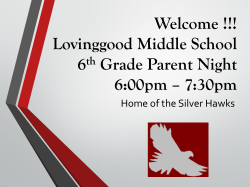 Welcome to Lovinggood Middle School