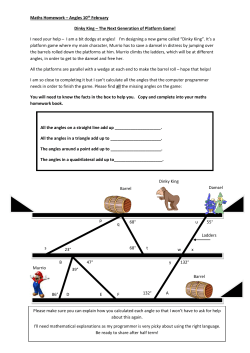 Maths Homework &ndash; Angles 10th February Dinky King &ndash; The Next