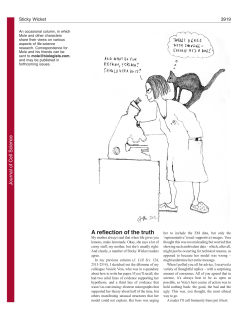 A reflection of the truth - Journal of Cell Science