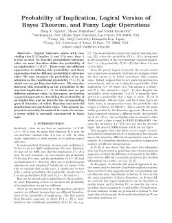 Probability of Implication, Logical Version of Bayes Theorem, and