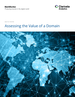 MarkMonitor White Paper | Assessing the Value of a Domain