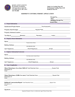 sediment control permit application form