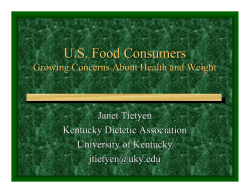 US Food Consumers - American Meat Science Association