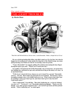 Tail Light Troubles - Gus Wilson`s Model Garage