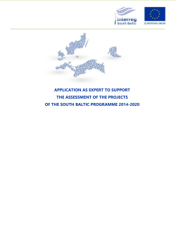 Proposal of indicative actions and exemplary activities