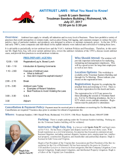 ANTITRUST LAWS - What You Need to Know!