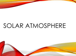 Solar atmosphere