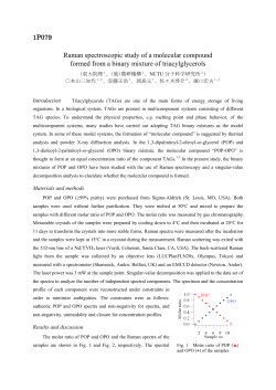 Raman spectroscopic study of a molecular compound formed from a