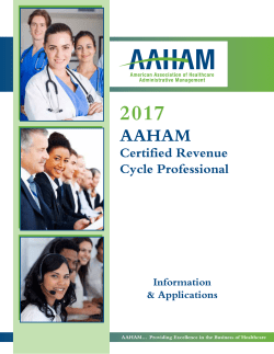 Certified Revenue Cycle Professional