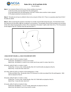 Rules 10-1c, 16-1f and Rule 19-5b
