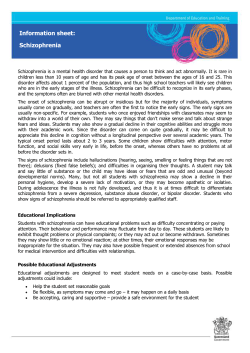 Schizophrenia