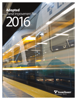 2016 Adopted Transit Improvement Plan