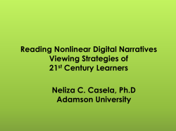 processing strategies employed in viewing films