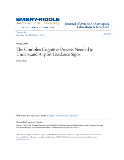 The Complex Cognitive Process Needed to Understand Airport