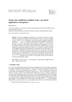 Steady state equilibrium condition of npe&plusmn; gas and its application to