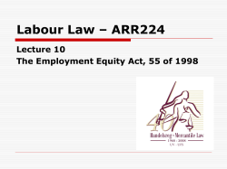 Post Graduate Diploma in Labour Law