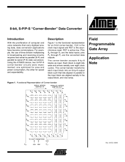 8-bit, SP/PS "Corner-Bender" Data Converted