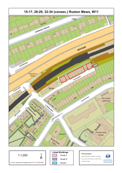 15-17, 20-29, 32-34 (consec.) Ruston Mews, W11
