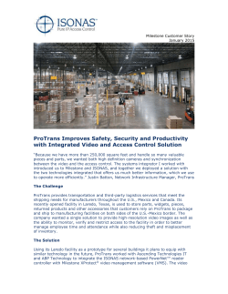 ProTrans Improves Safety, Security and Productivity with