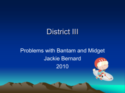 Overview of problem