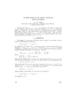 AN UPPER BOUND FOR THE GENERAL RESTRICTED PARTITION