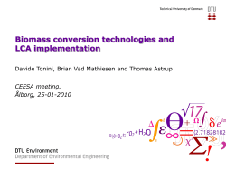 Gasification and anaerobic digestion &ndash; energy efficiency