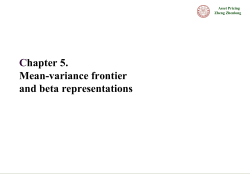 Mean-variance frontier and beta representations