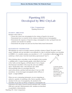 Pipetting 101 - Discover the Microbes Within!