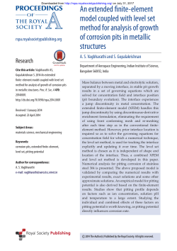 An extended finite-element model coupled with level set method for