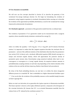 Gradient descent on such a manifold then becomes the