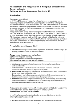Assessment_and_progress_in_RE_Devon schools