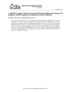 CAREER: Cognitive Models of Conceptual Understanding in