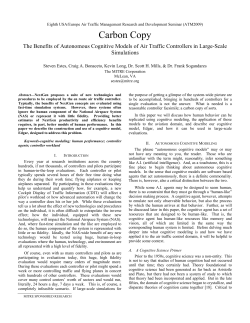 Carbon Copy: The Benefits of Autonomous Cognitive Models of Air