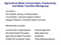 PPT Presentation - Colorado River Water Users Association