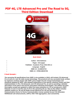 PDF 4G, LTE-Advanced Pro and The Road to 5G