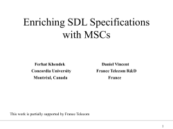 Enriching SDL Specifications with MSCs