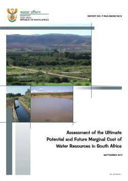 Assessment of the ultimate potential and future marginal cost of