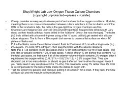 Shay/Wright Lab Low Oxygen Tissue Culture Chambers (copyright