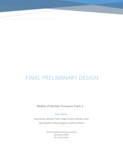 final preliminary design