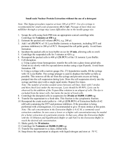 Nuclear Protein Extraction