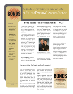Bond Funds = Individual Bonds - NOT