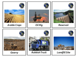 Arable Crops Quarry Oil Rig Reservoir Rubbish Truck