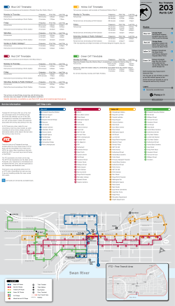 Perth CAT Timetable 203