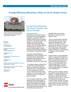 Energy Efficiency Becomes a Way of Life at Cooper Farms