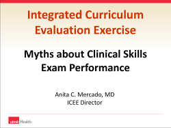 ICEE Exam Myths Standardized Patient(SP)