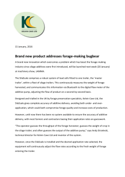 Brand new product addresses forage-making bugbear