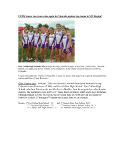FCHS Scores two team upsets in Colorado against top teams in SW