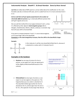 L13 Instru NMR Spectroscopy