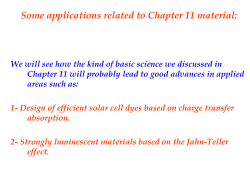 Solar Energy Conversion