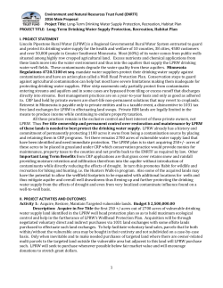 Environment and Natural Resources Trust Fund (ENRTF) 2016 Main